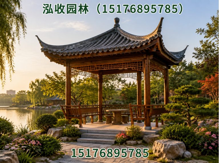 海西塑木地板展示图